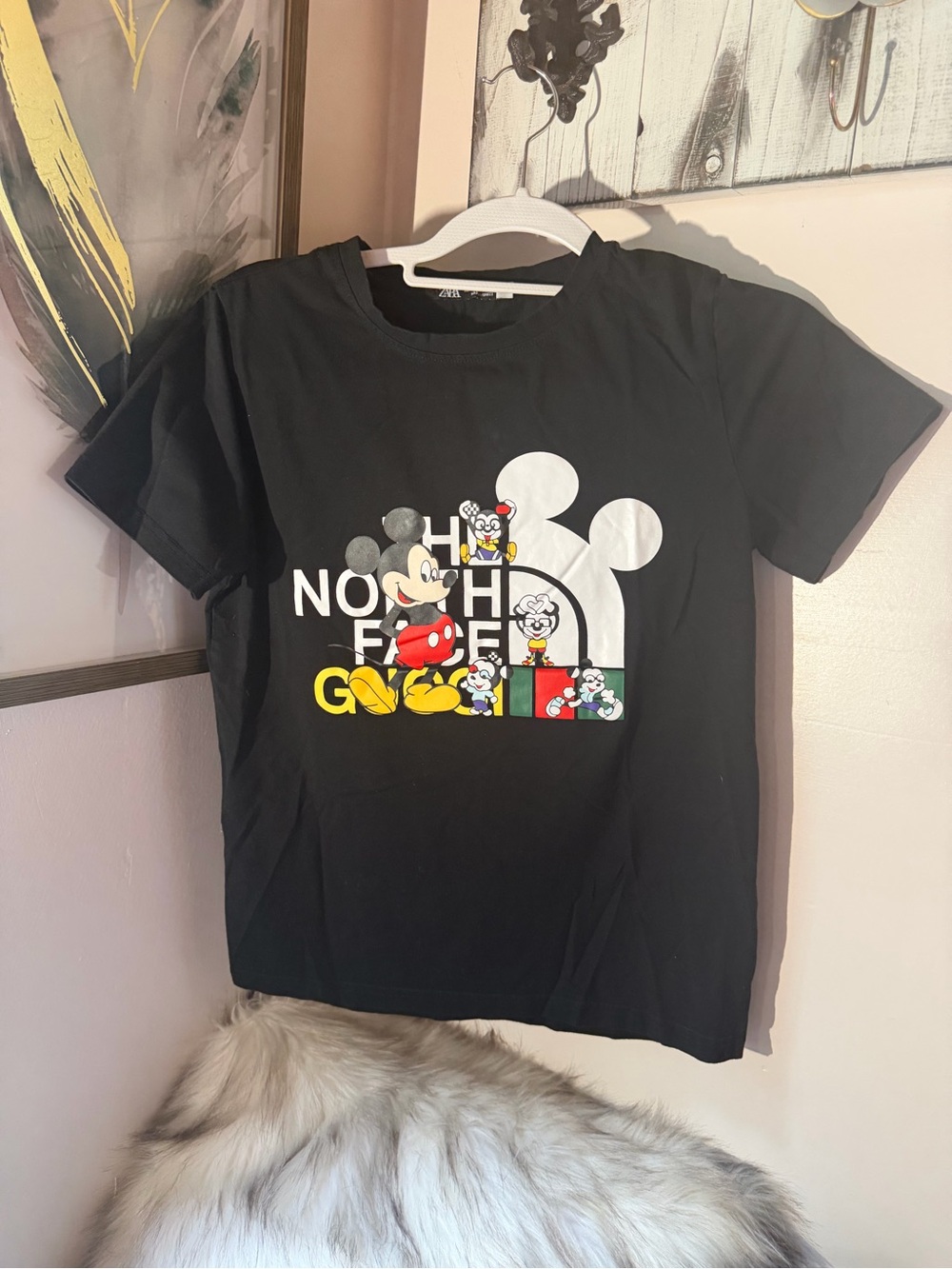 Zara The North Face Mickey Mouse Tee